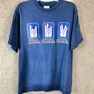 VTG‎ Y2K Foul Mouth Shirt Humor T Shirt Size Large Rocker Shocker Funny Tee